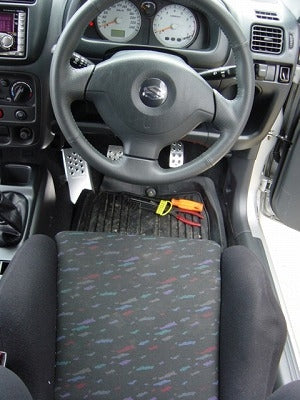KAWAI WORKS S023L LEFT SIDE SEAT RAIL FOR SPARCO STAR SPRINT 820 FOR SUZUKI SWIFT.SWIFT SPORT HT51.81S 02.02~ 05.05 KAWAI-WORKS-54118
