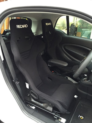KAWAI WORKS IM107L LEFT SIDE SEAT RAIL FOR SPARCO STAR MONZA RECLINING FOR MCC SMART FORTWO 453 KAWAI-WORKS-63527