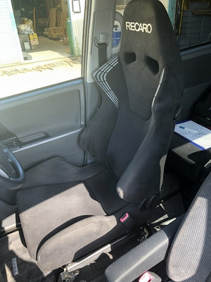 KAWAI WORKS T156R RIGHT SIDE SEAT RAIL FOR SPARCO R100 CHPONO-ROAD 959CR FOR TOYOTA NOAH.BOXY ZRR70G 07.06~ 13.12 KAWAI-WORKS-10189