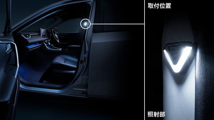 MODELLISTA LED SMART FOOTLIGHT WHITE FOR TOYOTA RAV4 MXAA52 54 AXAH52 54  MSE62-42001