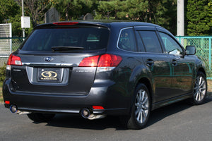 GANADOR CONVERT ROUGE BLUE EXHAUST FOR SUBARU LEGACY TOURING WAGON BR9 EJ25 2,500CC TURBO VRE-031BL