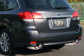 GANADOR CONVERT ROUGE BLUE EXHAUST FOR SUBARU LEGACY TOURING WAGON BR9 EJ25 2,500CC TURBO VRE-031BL