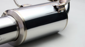 GANADOR VERTEX SPORTS POLISHED EXHAUST FOR SUBARU LEGACY TOURING WAGON FA20T 1,998CC TURBO VRE-036PO