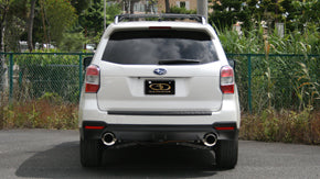 GANADOR CONVERT ROUGE POLISHED EXHAUST FOR SUBARU FORESTER FA20 1,998CC TURBO VRE-038PO