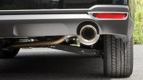 GANADOR CONVERT ROUGE POLISHED EXHAUST FOR SUBARU FORESTER SJ5 MT FB20 1,995CC NA VRE-039PO