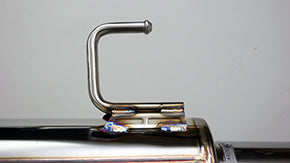 GANADOR VERTEX SPORTS POLISHED EXHAUST FOR SUBARU LEVORG VM4 FB16 1,599CC VRE-043PO
