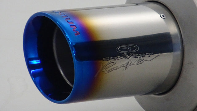 GANADOR VERTEX SPORTS TITANIUM BLUE EXHAUST FOR SUBARU FORESTER SK9 FB20-MA1 VRE-050TBL