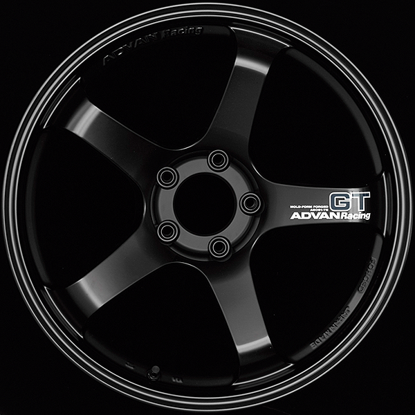 YOKOHAMA ADVAN RACING GT 18INCH FOR JAPANESE CARS 18X9.5J 5(M14)X100 40 SGB SEMI-GLOSS BLACK YOKOHAMA-ADVAN-03150