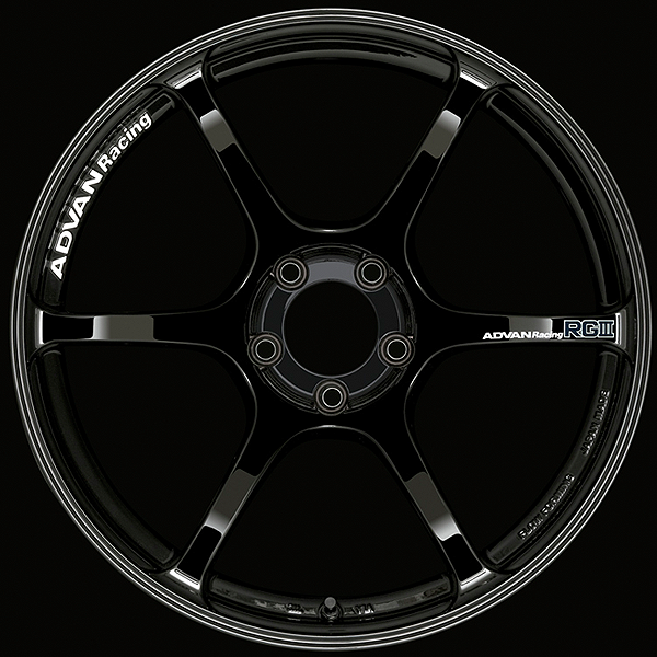 YOKOHAMA ADVAN RACING RG3 FOR JAPANESE CARS 18X8.5J 5X114.3 51 RGB RACING GLOSS BLACK YOKOHAMA-ADVAN-04074