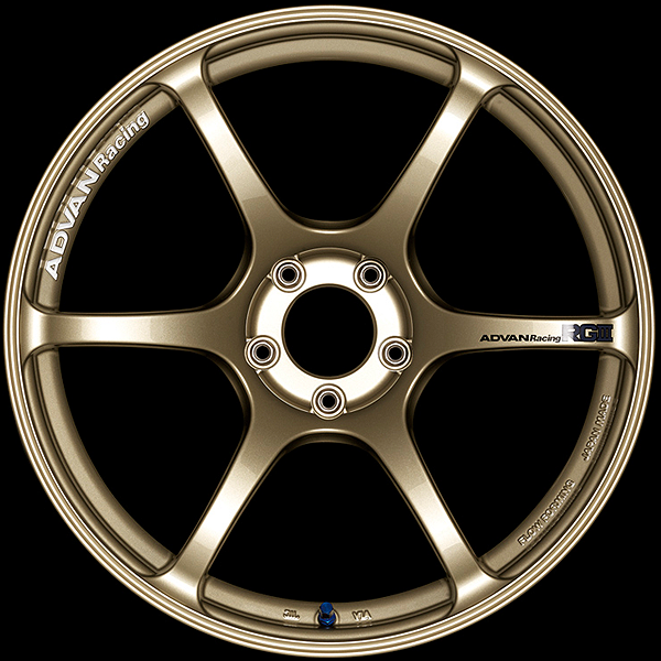 YOKOHAMA ADVAN RACING RG3 FOR JAPANESE CARS 18X8.0J 5X114.3 45 RGG RACING GOLD METALLIC YOKOHAMA-ADVAN-04063