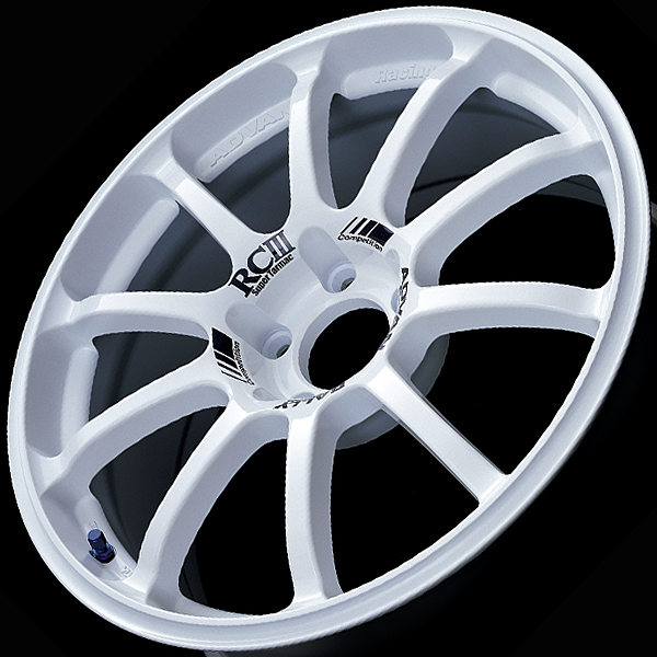 YOKOHAMA ADVAN RACING RC3 FOR JAPANESE CARS 15X6.5J 5X114.3 35 WW WHITE YOKOHAMA-ADVAN-03695
