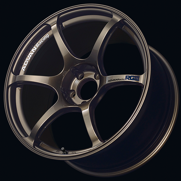 YOKOHAMA ADVAN RACING RG3 FOR JAPANESE CARS 18X8.5J 5X100 45 UBM AMBER BRONZE METALLIC YOKOHAMA-ADVAN-04087