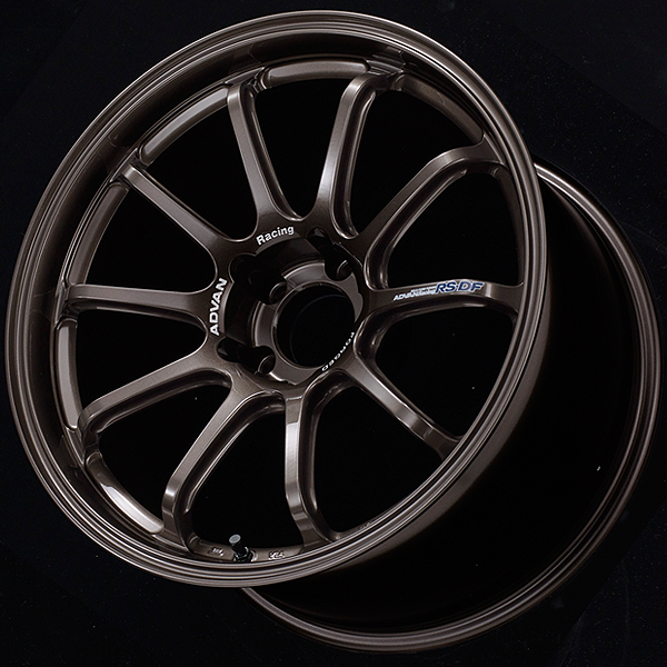YOKOHAMA ADVAN RACING RS-DF PROGRESSIVE FOR JAPANESE CARS 18X10.5J 5(M14)X114.3 35 DBM DARK BRONZE METALLIC YOKOHAMA-ADVAN-04230