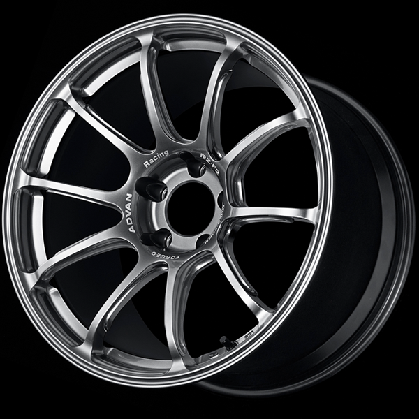 YOKOHAMA ADVAN RACING RZ-F2 FOR JAPANESE CARS 18X9.5J 5X100 Φ63 Φ63 HPB HYPER PLATINUM BLACK YOKOHAMA-ADVAN-01757