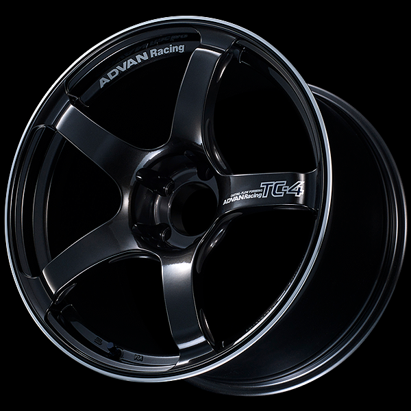 YOKOHAMA ADVAN RACING TC-4 FOR JAPANESE CARS 18X9.5J 5(M12)X100 45 BGR BLACK GUNMETALLIC - RING YOKOHAMA-ADVAN-01535