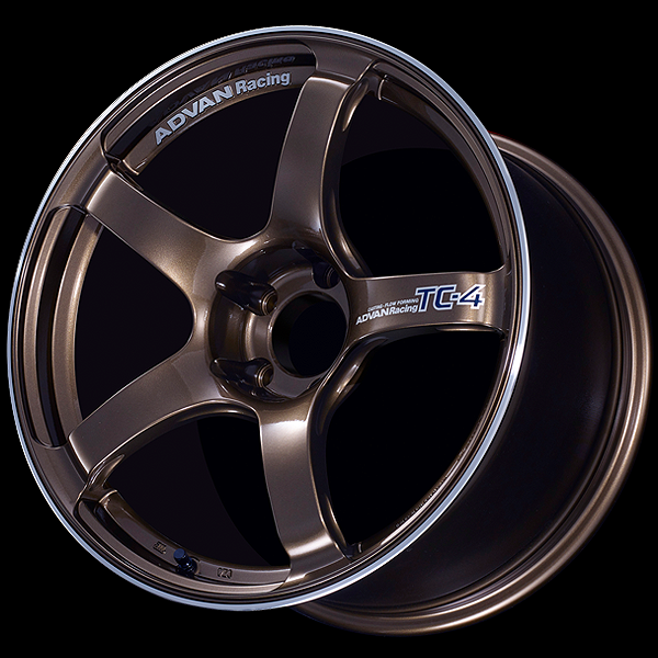 YOKOHAMA ADVAN RACING TC-4 FOR JAPANESE CARS 17X8.0J 5(M12)X114.3 45 UBR AMBER BRONZE METALLIC - RING YOKOHAMA-ADVAN-01428