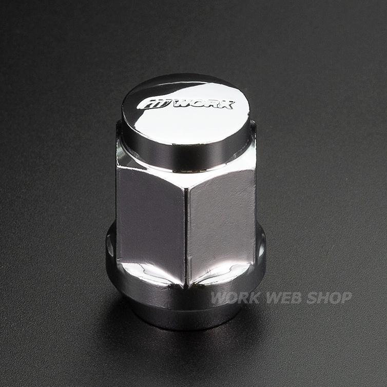 WORK M14XP1.5 LOCK NUT SET 20 PIECES CHROME WORK-00012