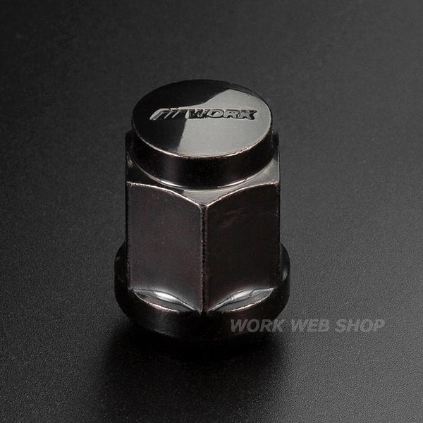 WORK M12 x P1.25 LOCK NUT SET 20 PIECES BLACK WORK-00013 - Black