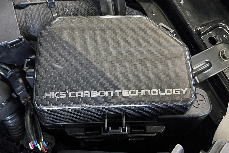 HKS CARBON FUSE BOX COVER FOR NISSAN FAIRLADY Z RZ34 VR30DDTT 70026-AN002