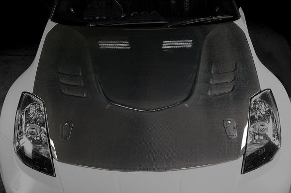 TOP SECRET G-FORCE AERO BONNET TYPE 2 HR COMPATIBLE FRP FOR NISSAN FAIRLADY Z33 350Z TOP-SECRET-00490