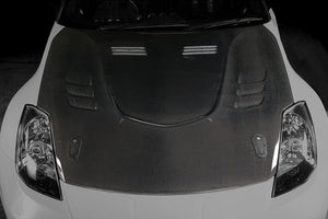 TOP SECRET G-FORCE AERO BONNET TYPE 2 HR COMPATIBLE FRP FOR NISSAN FAIRLADY Z33 350Z TOP-SECRET-00490