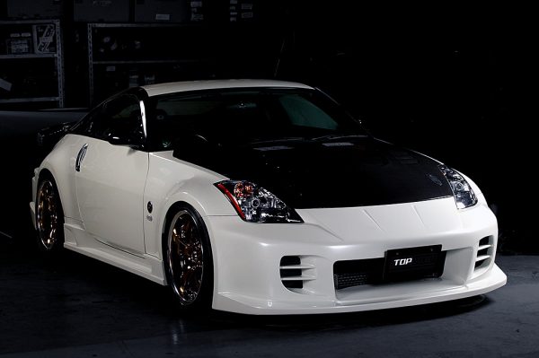 TOP SECRET G-FORCE AERO BONNET TYPE 2 HR COMPATIBLE FRP FOR NISSAN FAIRLADY Z33 350Z TOP-SECRET-00490