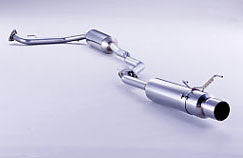 FUJITSUBO POWER Getter Exhaust For GD1 Fit 1.3 2WD 150-51522 - Black Hawk Japan
