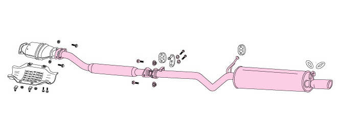 FUJITSUBO Legalis R  Exhaust For GX71 Chaser twin cam 24 750-24022