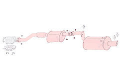 FUJITSUBO Legalis R  Exhaust For WGNC34 Stagea 2.5 after 4WD minor 770-14926
