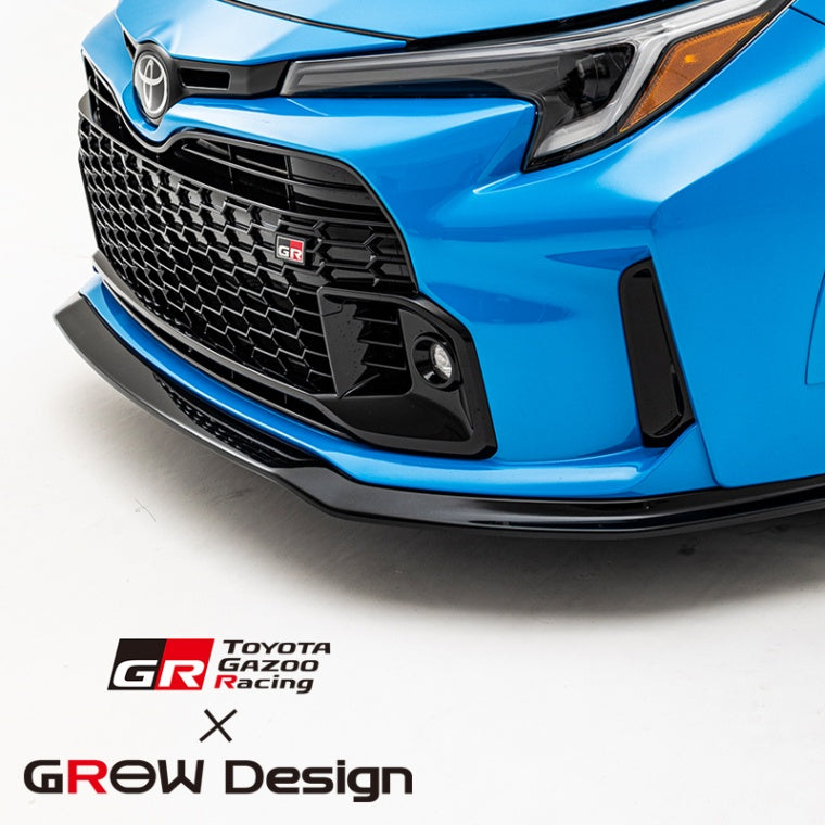 GROW MOTORSPORTS FRONT DIFFUSER GARNISH ABS SEMI GLOSS BLACK ORIGINAL FOR TOYOTA GR COROLLA GZEA14H GROW-MOTORSPORTS-00044