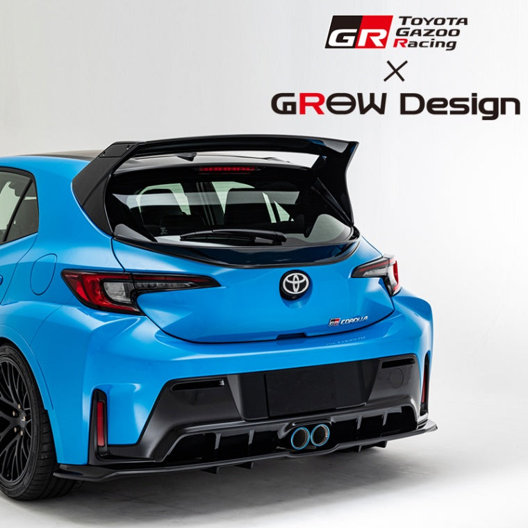 GROW MOTORSPORTS REAR DIFFUSER ABS BLACK 202 FOR TOYOTA GR COROLLA GZEA14H GROW-MOTORSPORTS-00049