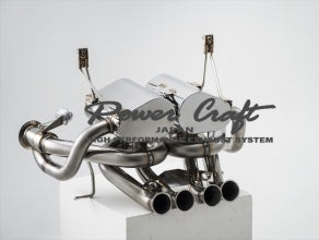 POWER CRAFT HYBRID EXHAUST MUFFLER SYSTEM SQUARE TAIL WITH RACING STRAIGHT CATALYZER FOR LAMBORGHINI AVENTADOR 750SV P-LA940101-SE