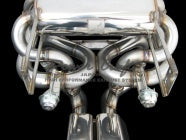 POWER CRAFT HYBRID EXHAUST MUFFLER SYSTEM ROUND TITAN TAIL FOR LAMBORGHINI MURCIELAGO LP640 LP650 P-LA310104