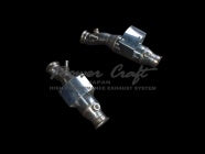 POWER CRAFT HYBRID EXHAUST MUFFLER SYSTEM 2 PIECES OUT FOR LAMBORGHINI GALLARDO P-LA320102