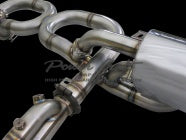 POWER CRAFT HYBRID EXHAUST MUFFLER SYSTEM 2 PIECES OUT FOR LAMBORGHINI GALLARDO P-LA320105