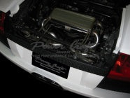 POWER CRAFT HYBRID EXHAUST MUFFLER SYSTEM ROUND TITAN TAIL FOR LAMBORGHINI MURCIELAGO LP620 P-LA310103