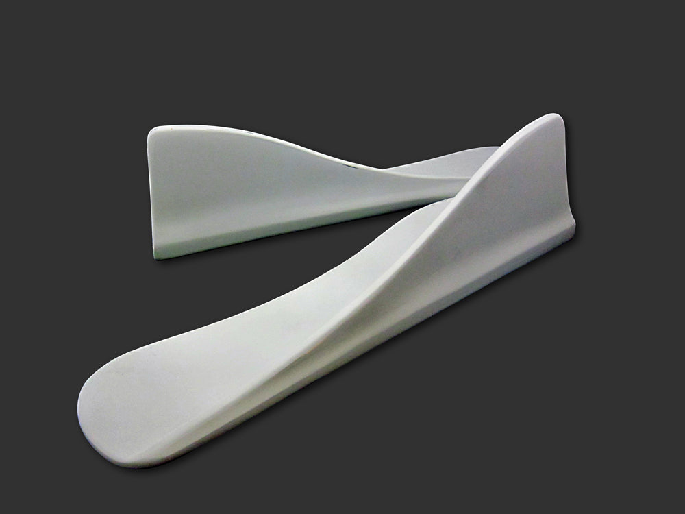 CAR MAKE T&E SIDE UNDER CANARD (SMALL) BLACK CARBON FOR  CARMAKETE-02047