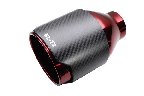 blitz nur-spec custom edition styled exhaust carbon for toyota rav4