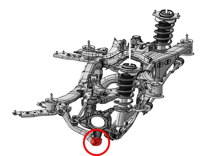 REVOLUTION REAR UPRIGHT PILLOW BUSH FOR TOYOTA GR86 ZN8 SUBAUR BRZ ZD8 RZN8-RUP