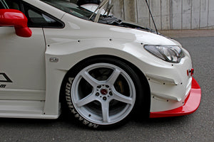 M&M HONDA HYPER WIDE BODY KIT TYPE MR01 MODEL FOR CIVIC FD2 FD1 01010-FD2-MR01