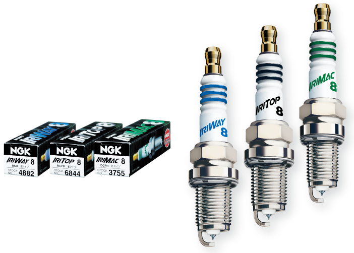NGK IRITOP9 SPARK PLUGS 7178