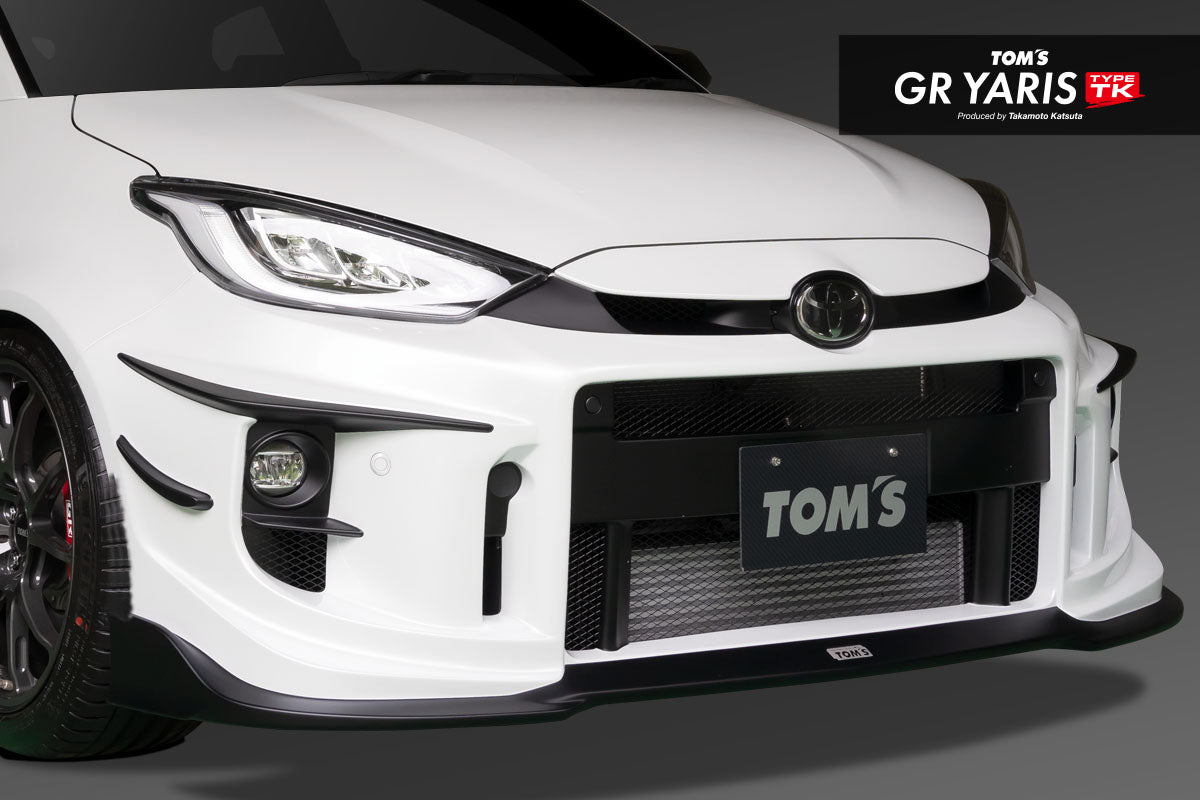 TOMS FRONT BUMPER WHITE 089 FOR TOYOTA GR YARIS GXPA16 GXPA12 52110-TPA17-W