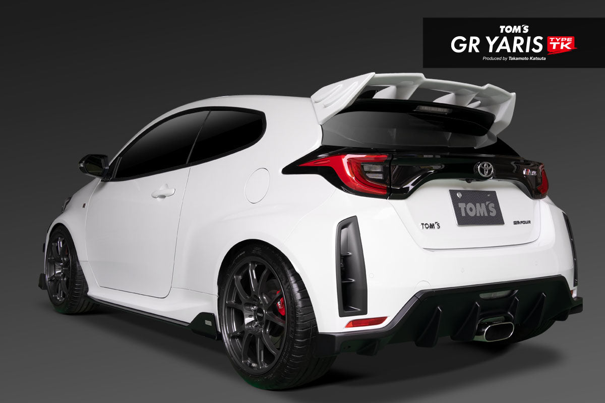 TOMS REAR UNDER DIFFUSER FLAT BLACK FOR TOYOTA GR YARIS GXPA16 GXPA12 52159-TPA16-F