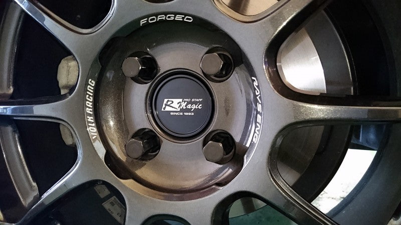 R-MAGIC RM HUB JACKET 56-65 WITH LOGO SILVER ALUMITE FOR TOYOTA 86 ZN6 SUBARU BRZ ZC6 R-MAGIC-00015