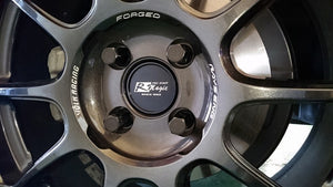 R-MAGIC RM HUB JACKET 54-65 WITH LOGO BLACK ALUMITE FOR MAZDA ROADSTER ND R-MAGIC-00007