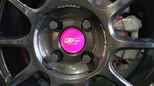 R-MAGIC RM HUB JACKET 67-73 WITH LOGO BLACK ALUMITE FOR MAZDA RX-7 RX-8 R-MAGIC-00001