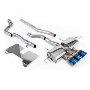 M&M HONDA MILLTEK SPORT VALVED EXHAUST 02 CERAMIC COAT FOR HONDA CIVIC FL5 00500-FL5-MS02