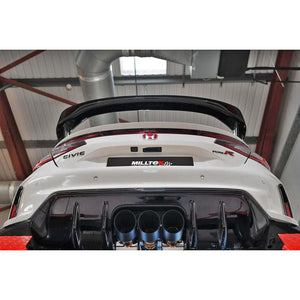 M&M HONDA MILLTEK SPORT VALVED EXHAUST01 POLISH FOR HONDA CIVIC FL5 00500-FL5-MS01
