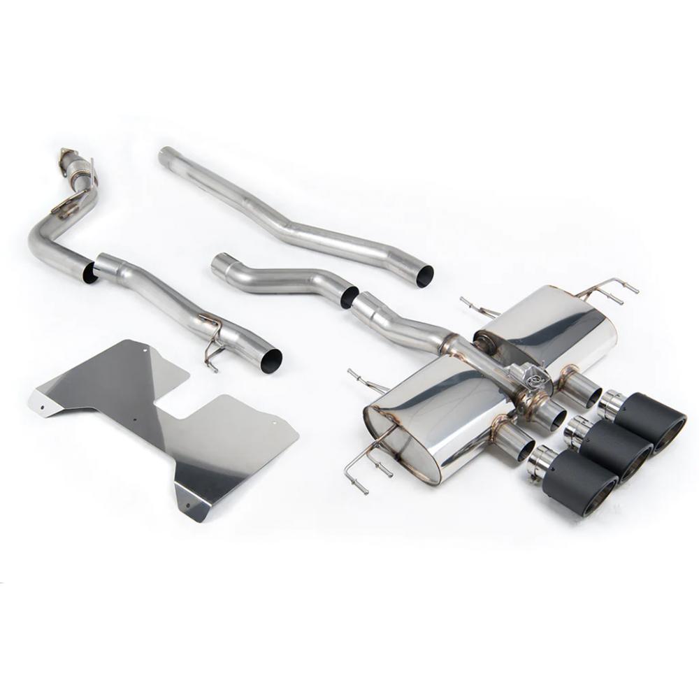 M&M HONDA MILLTEK SPORT VALVED EXHAUST 03 CARBON FIBER FOR HONDA CIVIC FL5 00500-FL5-MS03
