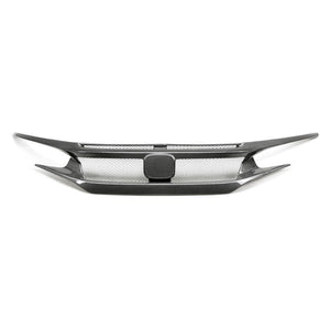 M&M HONDA CARBON FRONT GRILLE SEIBON FOR CIVIC FK8 01100-FK8-SE01
